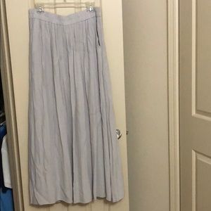 Ballgown length skirt